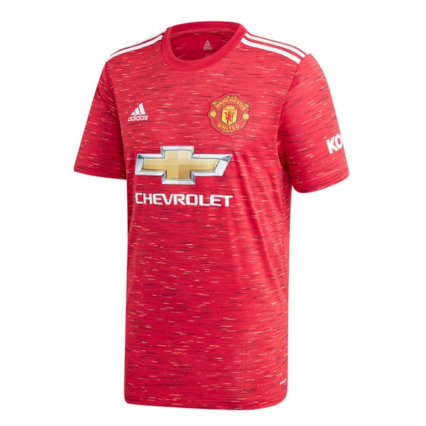 Camiseta Manchester United Primera Equipación 2020-2021 Rojo